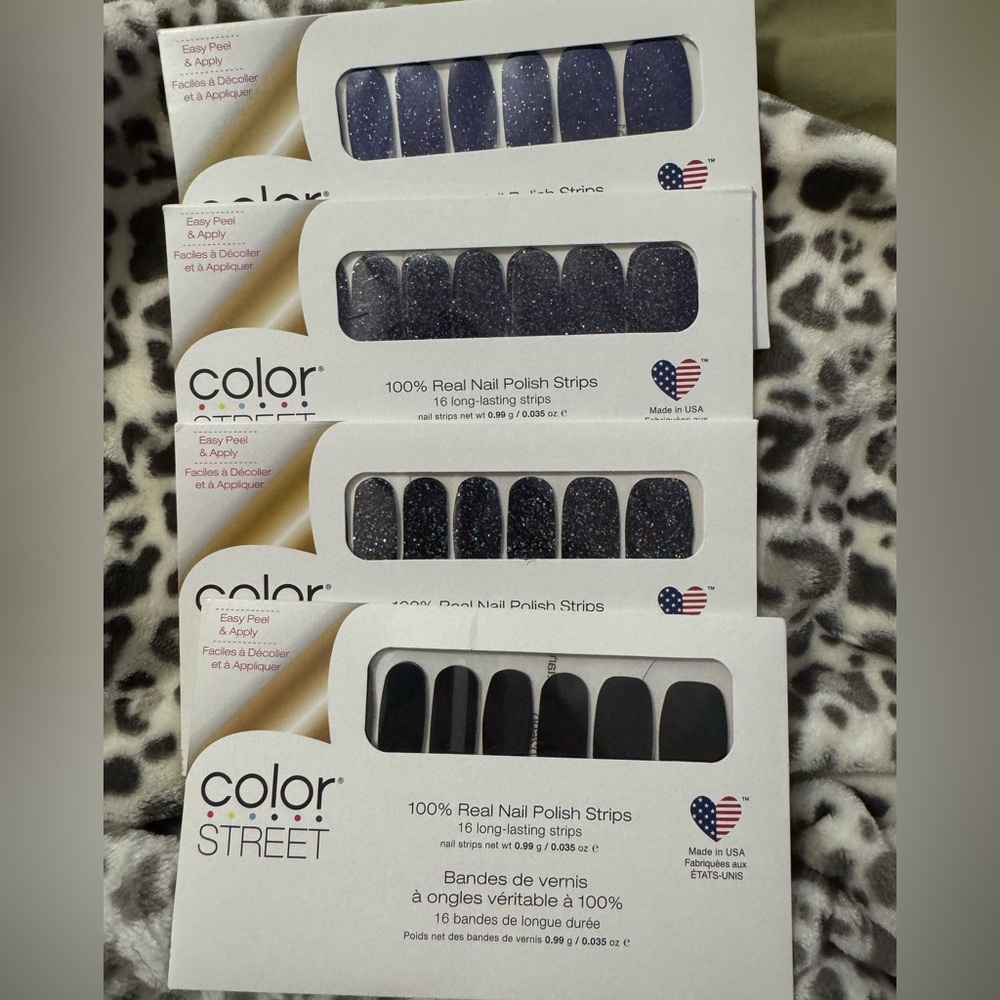 Color Street Nail Strips - This is a pack with 4 colors included that you see.